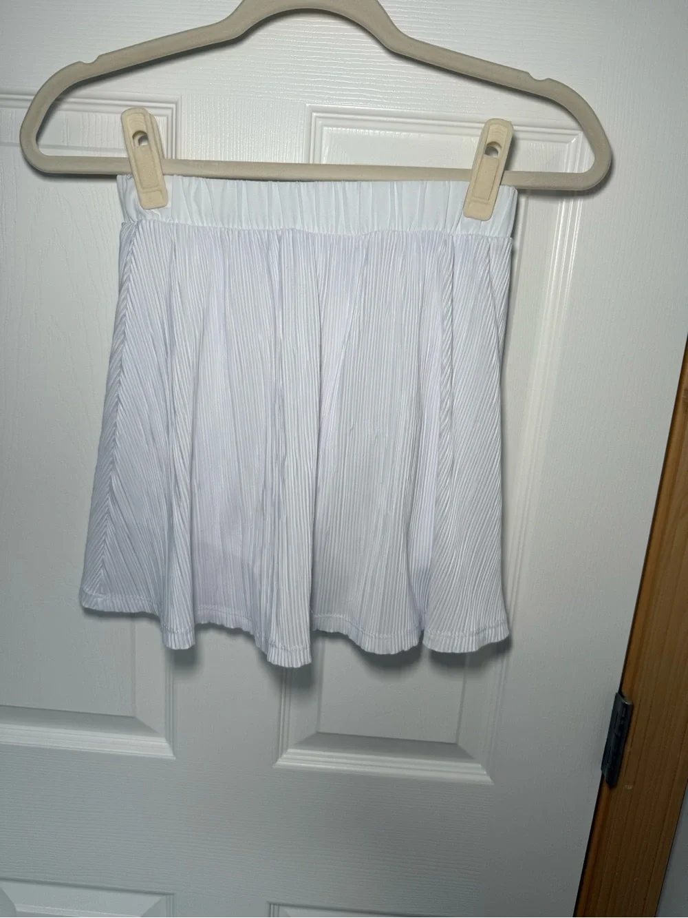 Alo Yoga White Pleated Tennis Skirt | High Rise | Size XS